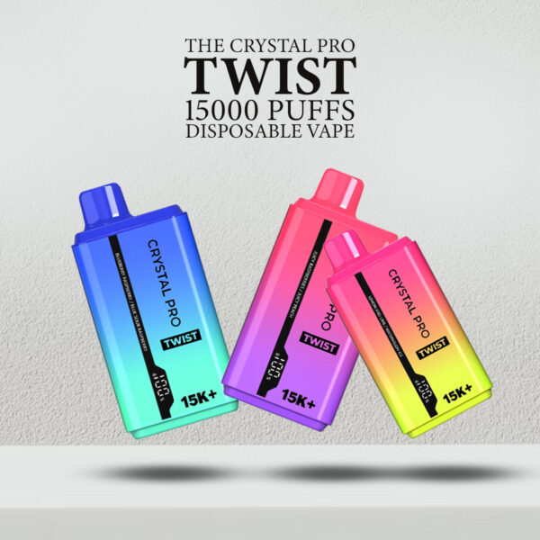 Crystal Pro Twist 15000: A Game-Changer in Disposable Vapes